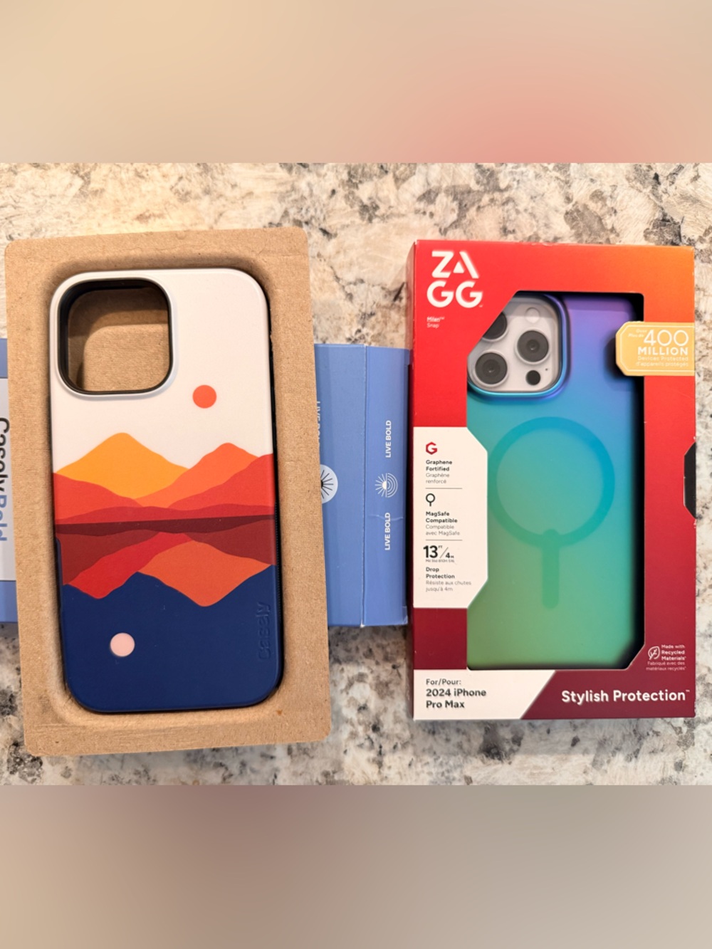 Iphone 16 Pro Max Casetify and Zagg Case